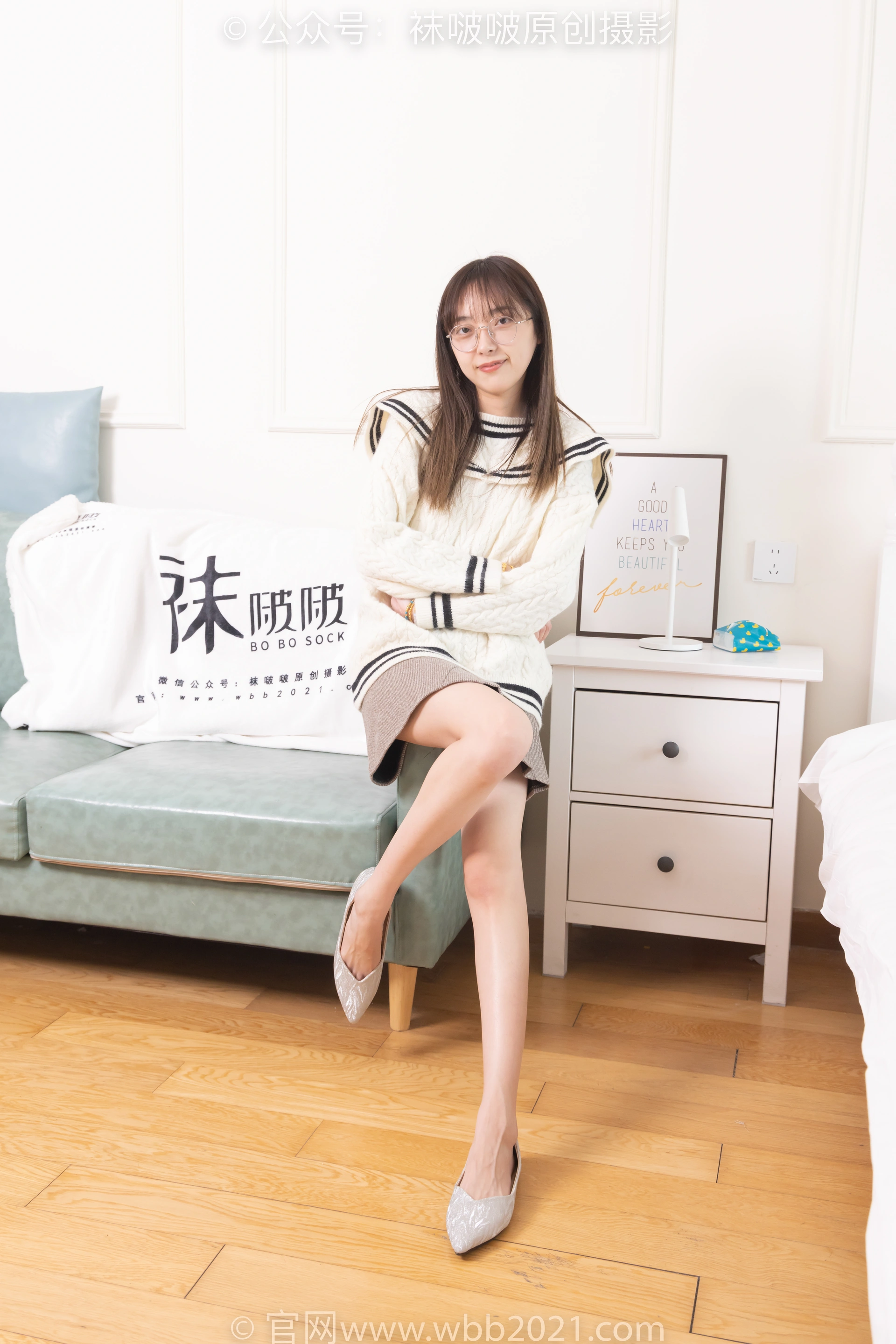 [BoBoSocks袜啵啵] NO.361 稚予-高跟凉鞋、平底鞋、超薄黑丝（脚尖透明款）、灰丝（脚尖透明款）、裸足穿鞋（花絮版） 2